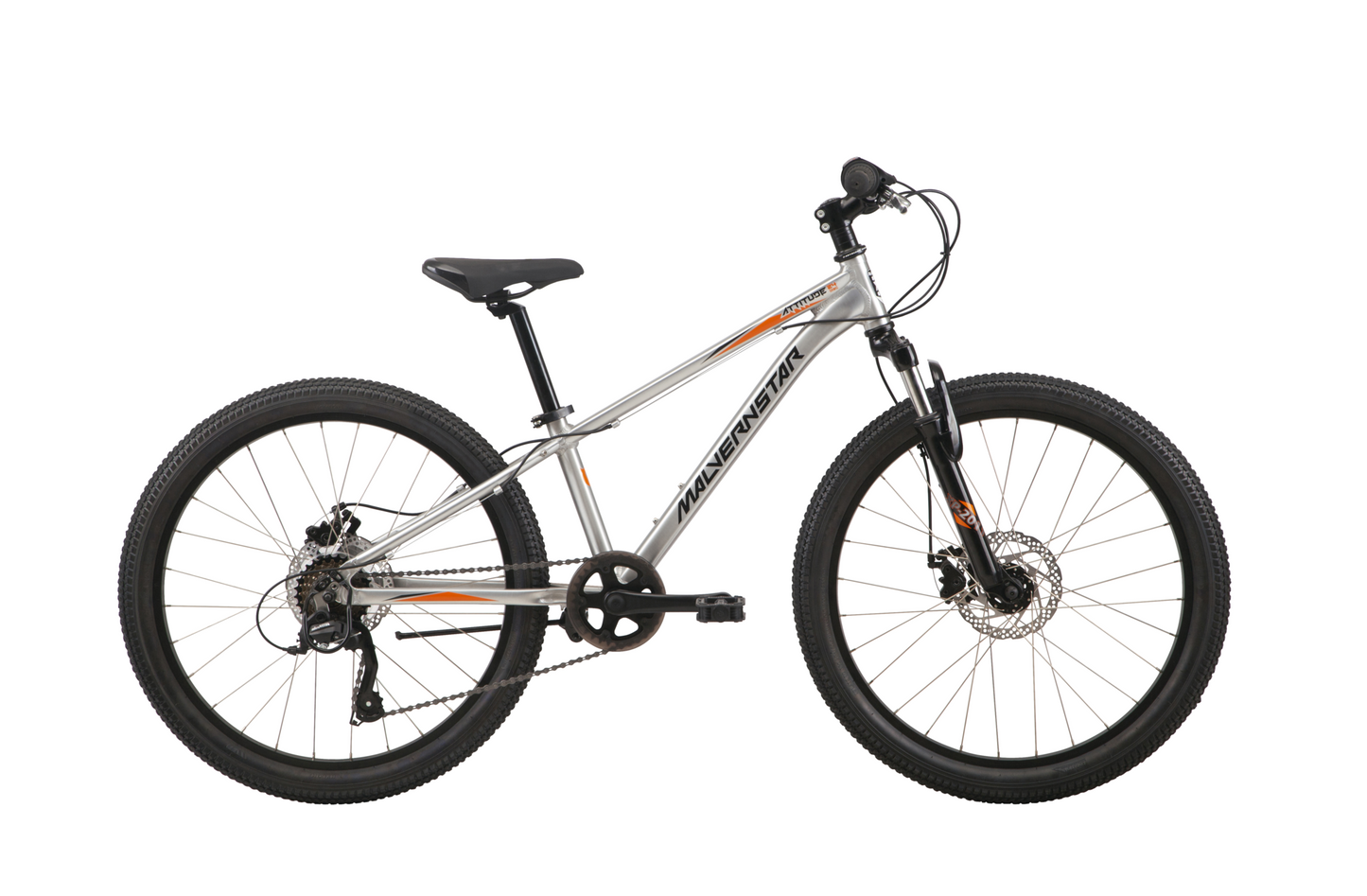 Malvern Star Attitude 24 Silver/Orange