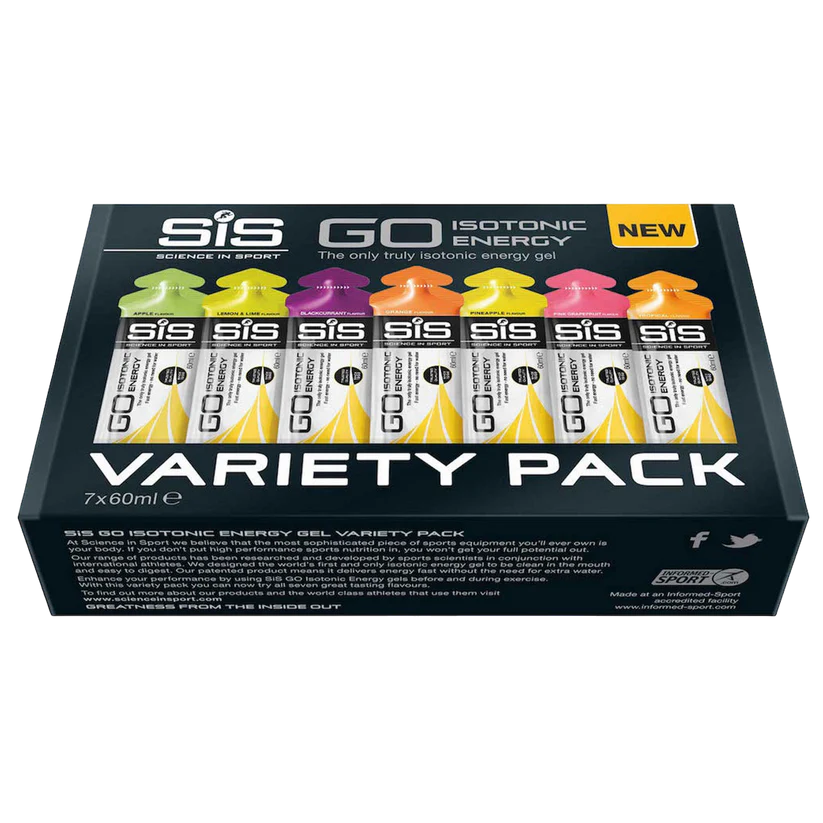 SIS O Isotonic Energy Gel Variety - 7 Pack