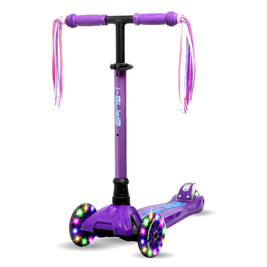 I-GLIDE 3 Wheel Kids Scooter with Acc