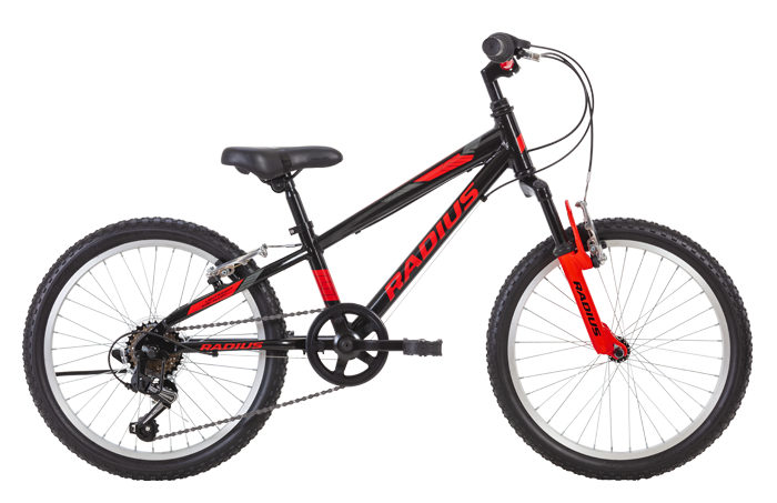 Radius Trailraiser AL 20 Black/Red/Charcoal